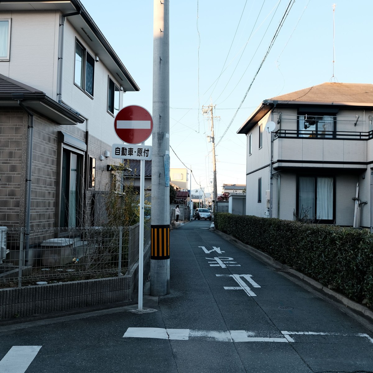 白浜エリアの住宅街の風景