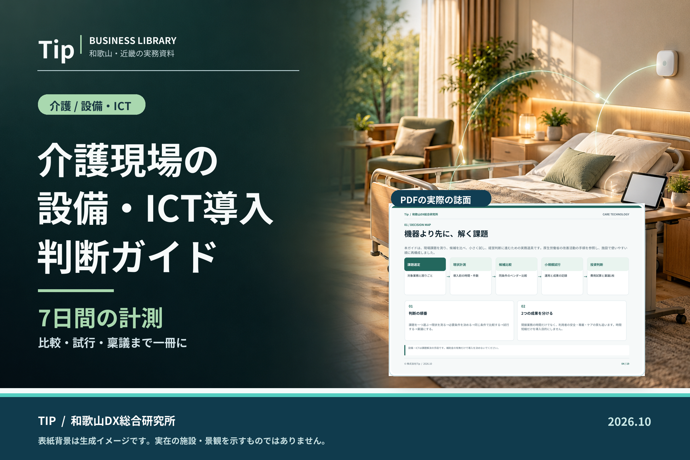 介護現場の設備・ICT導入判断ガイドの表紙